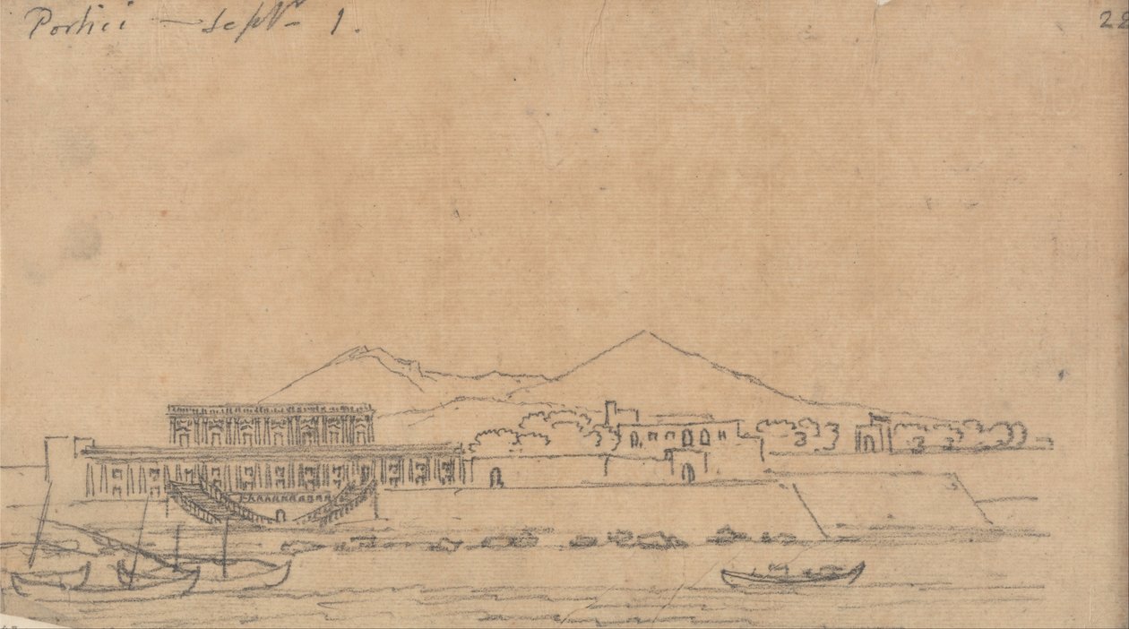 Portici, September 1 by John Robert Cozens