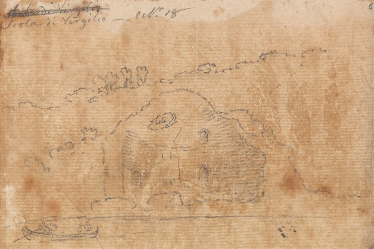 Scuola di Virgilio, October 18 by John Robert Cozens