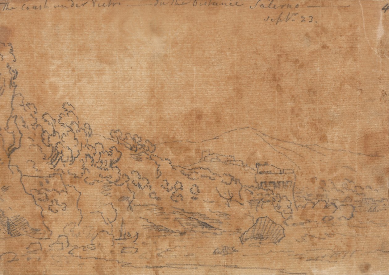 The Coast Under Vietri by John Robert Cozens