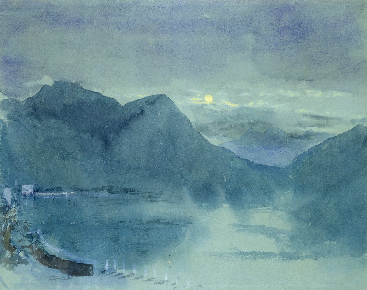 Lake Lugano by John Ruskin