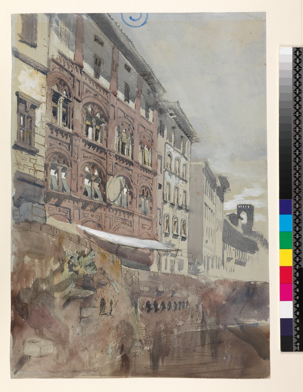 Palazzo Agostini, Pisa by John Ruskin