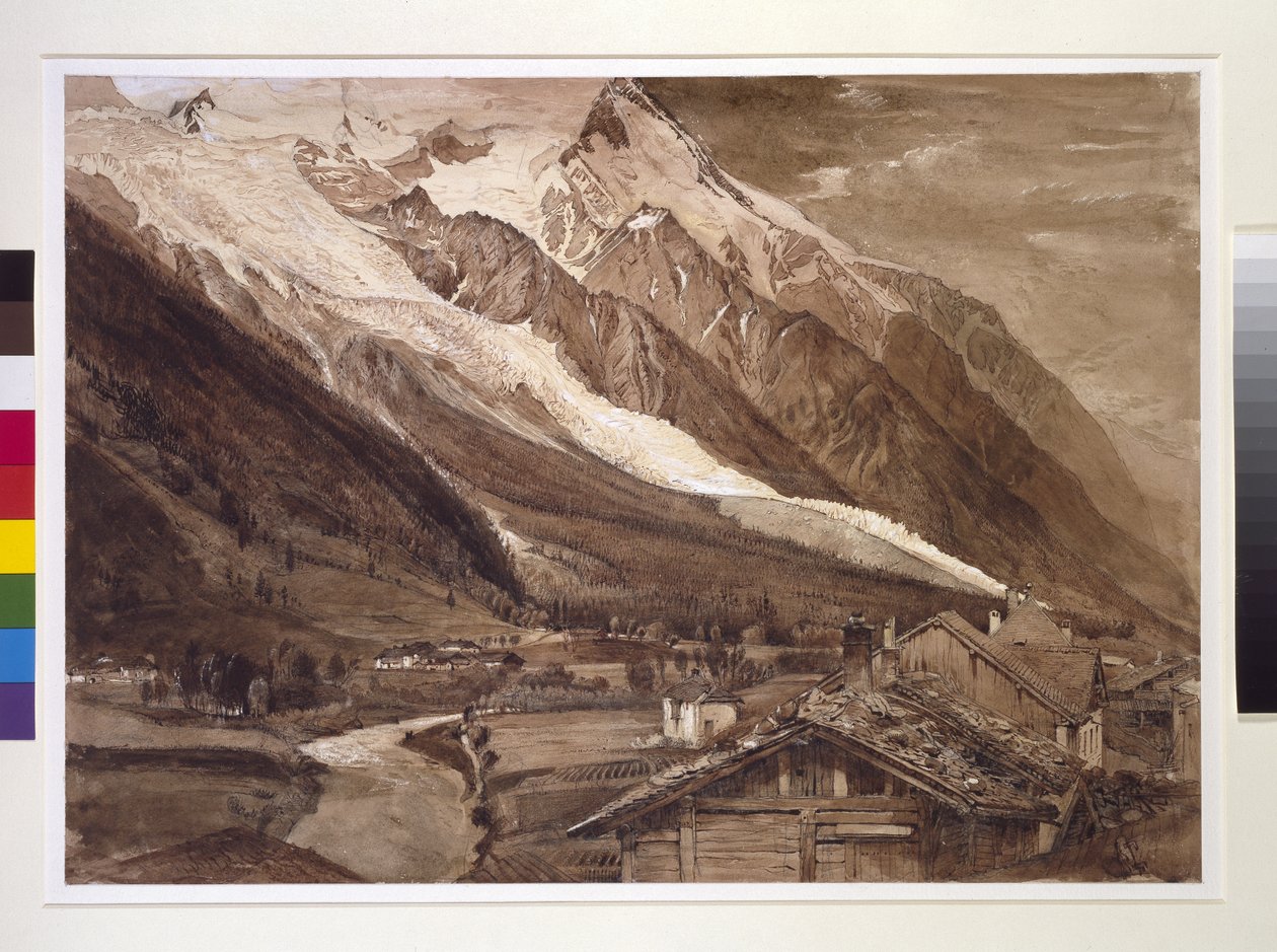 The Glacier des Bossons, Chamonix, June 1849 by John Ruskin