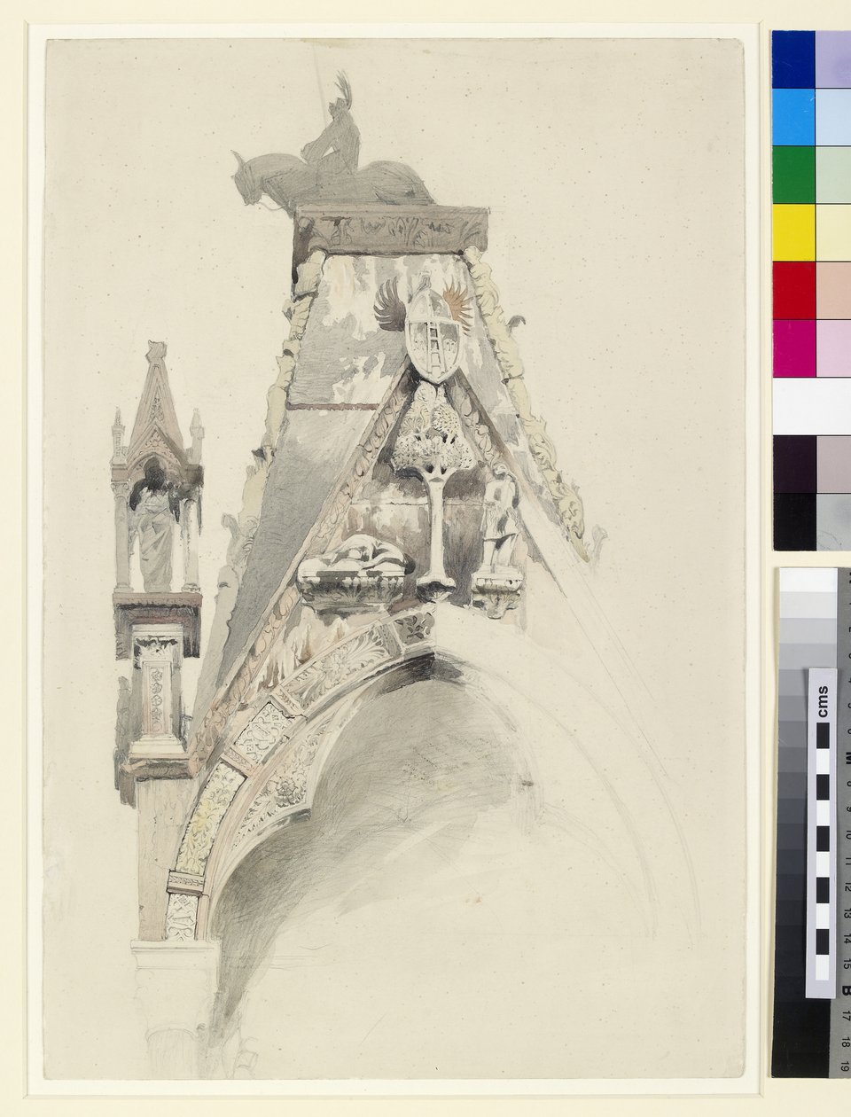 The Tomb of Mastino II, Santa Maria Antica, Verona by John Ruskin