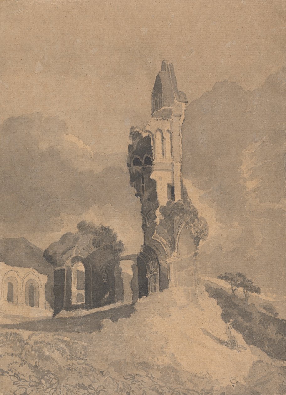 Byland Abbey, Yorkshire by John Sell Cotman