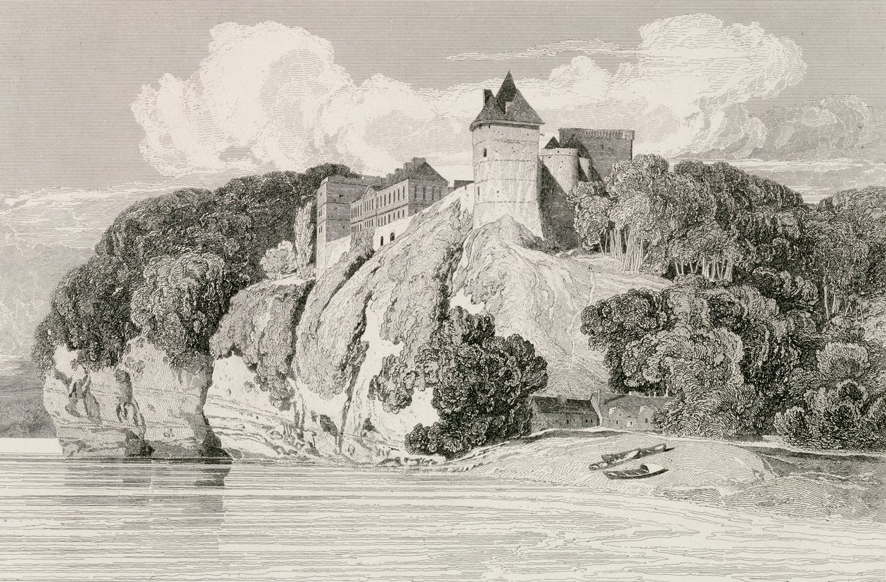 Castle at Tancarville by John Sell Cotman