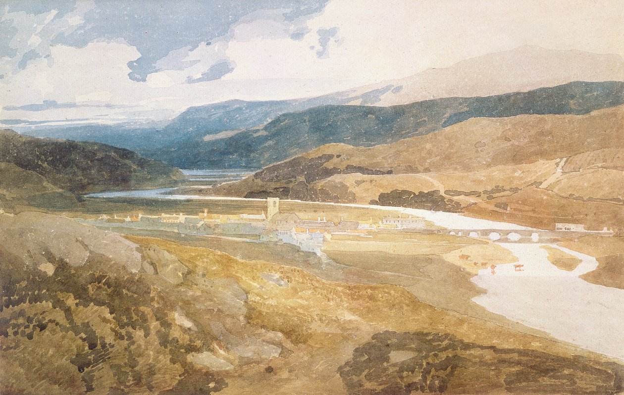 Dolgelly, North Wales by John Sell Cotman