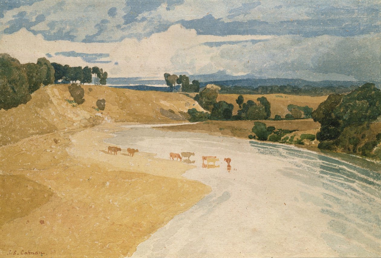 On the Tees at Rockcliffe by John Sell Cotman