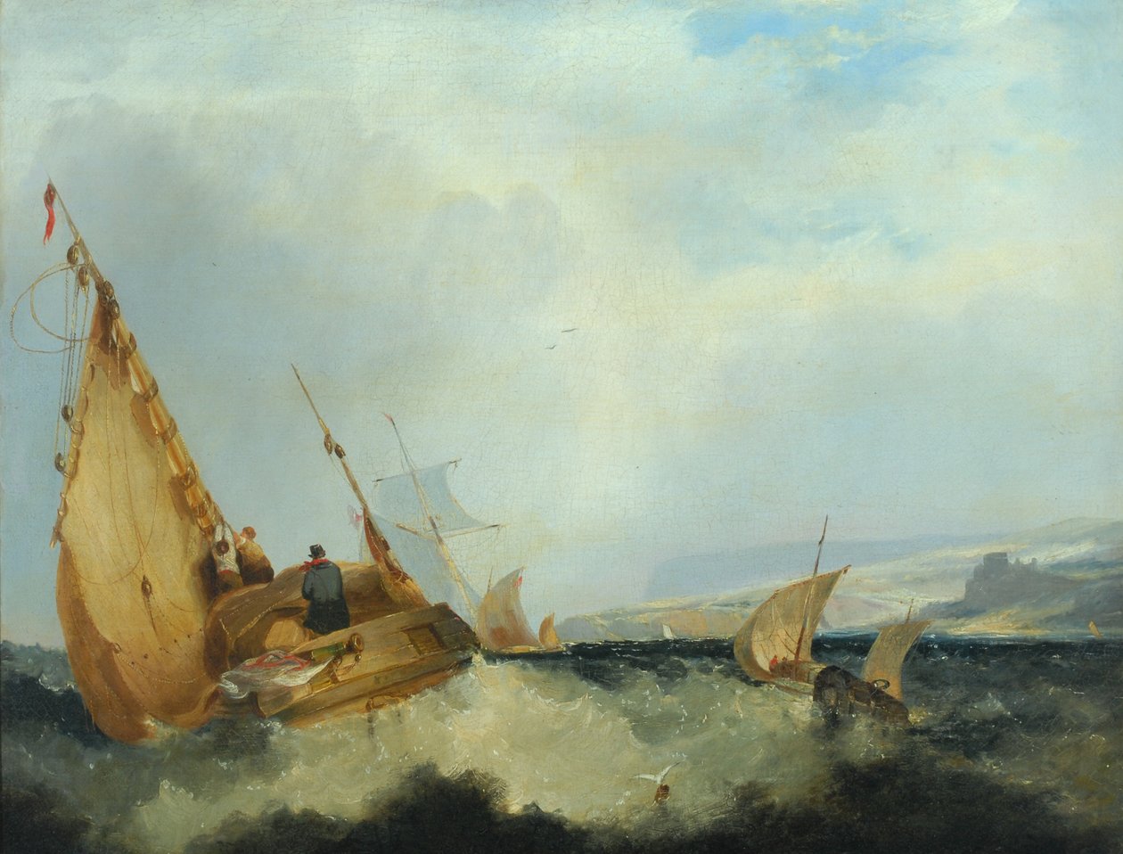 Shipping off the Isle of Wight by John Sell Cotman