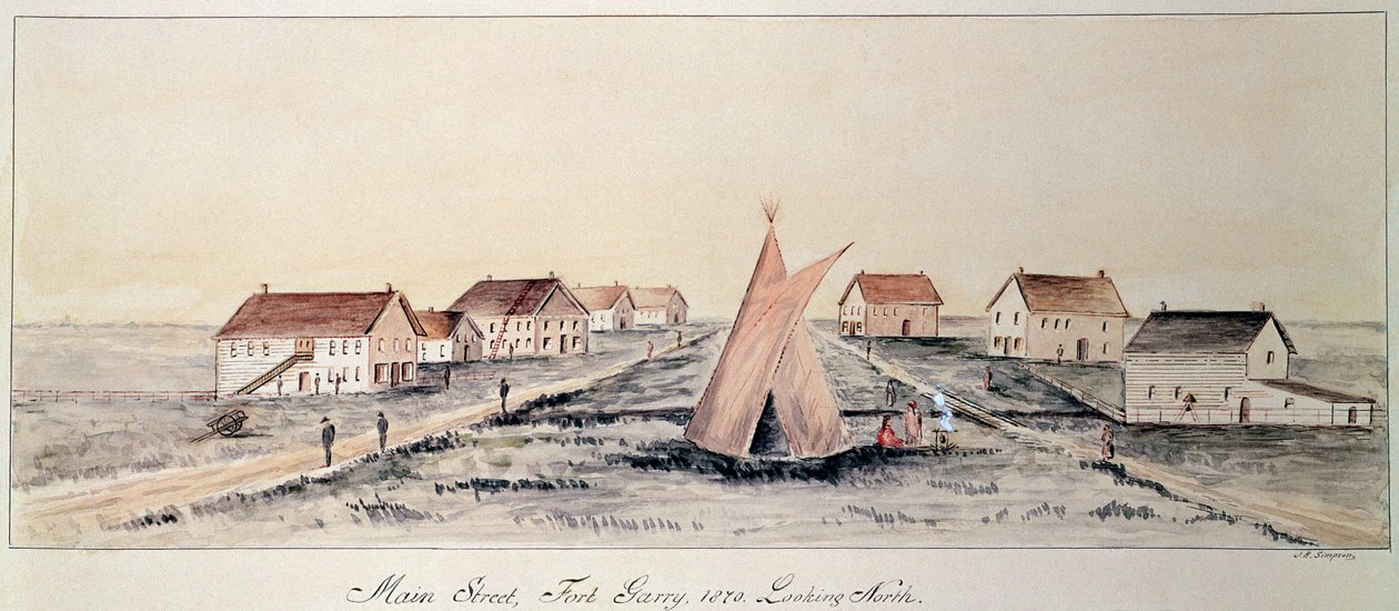 Main Street, Fort Gary by John Simpson