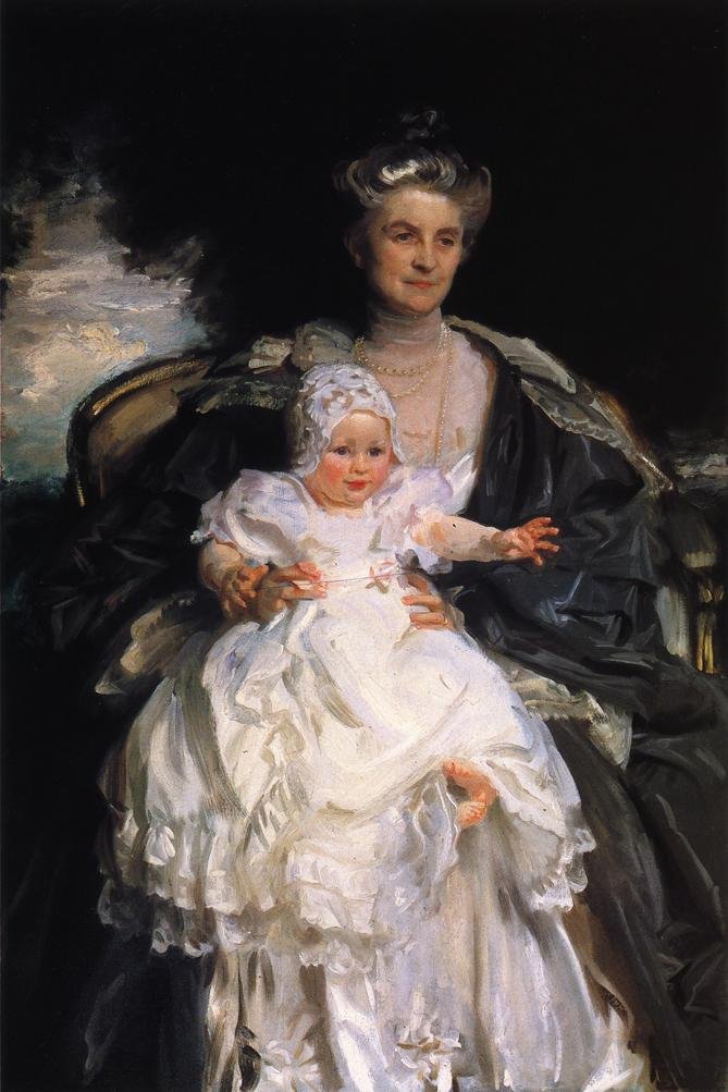 Mrs. Henry Phipps and Her Grandson Winston by John Singer Sargent