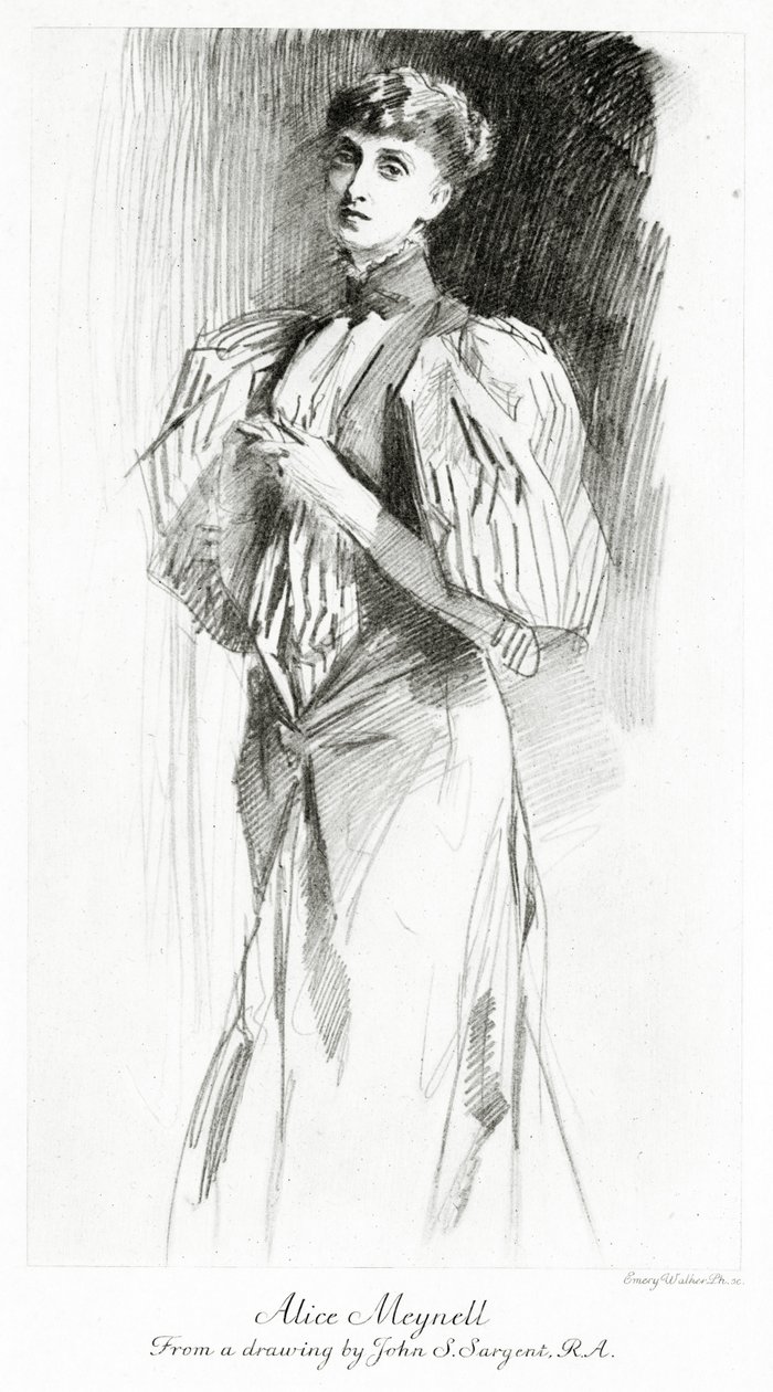 Alice Meynell by John Singer Sargent