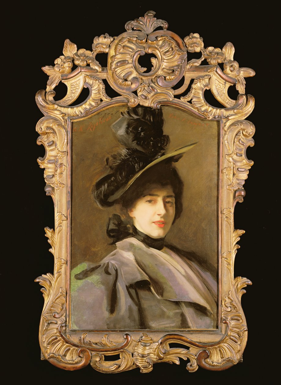 Portrait of Madame Flora Reyntiens by John Singer Sargent