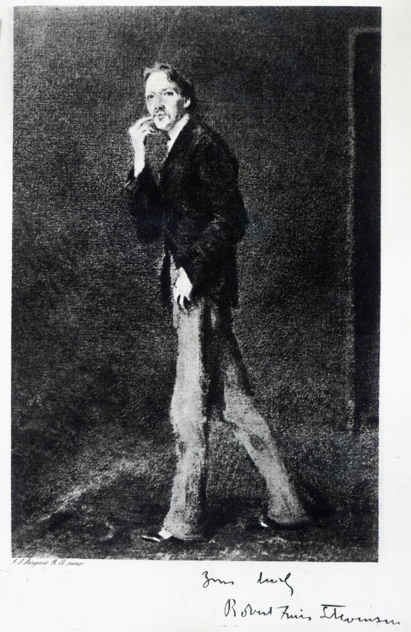 Robert Louis Stevenson by John Singer Sargent