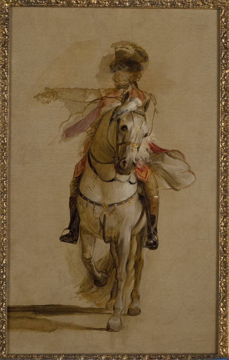 General George Augustus Eliott on a Grey Charger, study for 