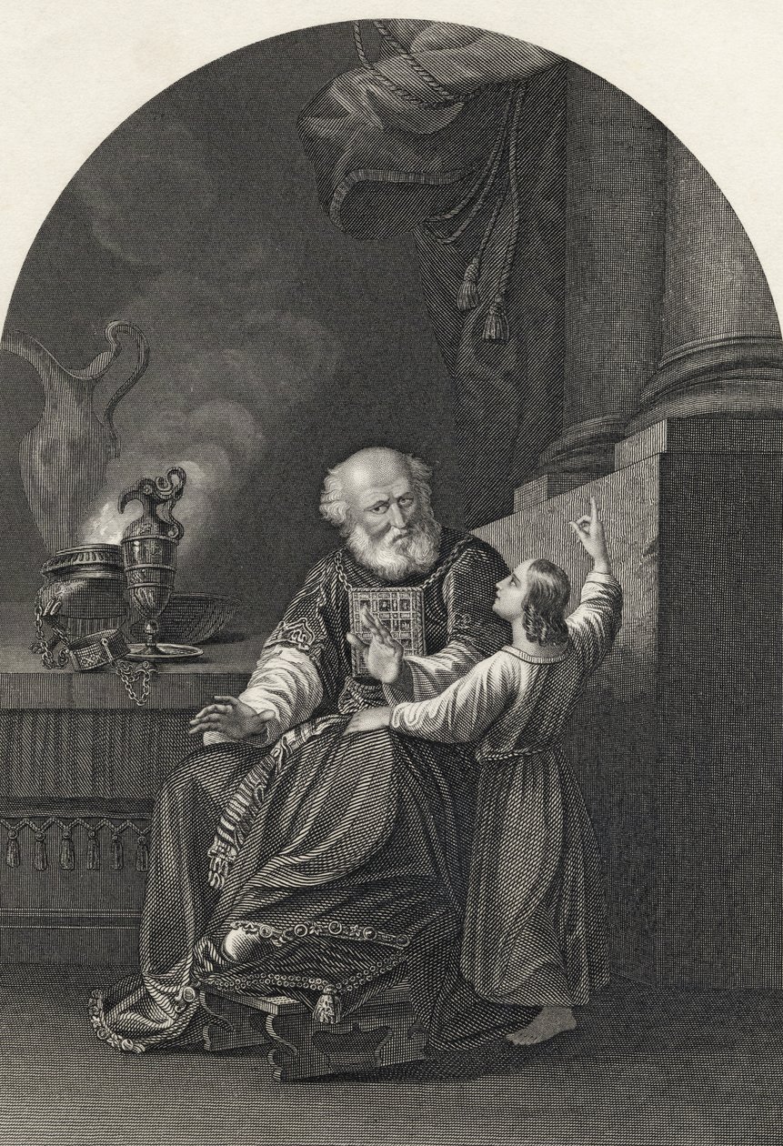 Samuel and Eli, engraved by S. Allen, from 
