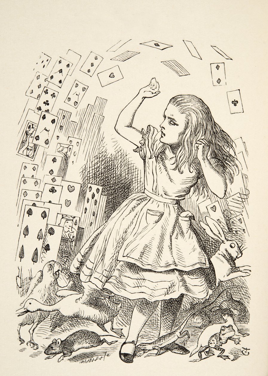 The Shower of Cards, from Alice