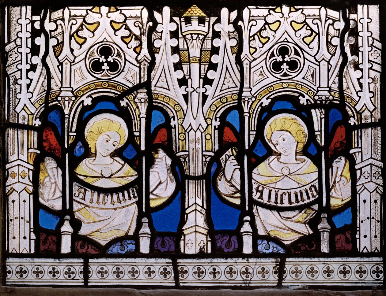 Allelulia, Angels With Scrolls, c.1865 by John Thomas Grylls