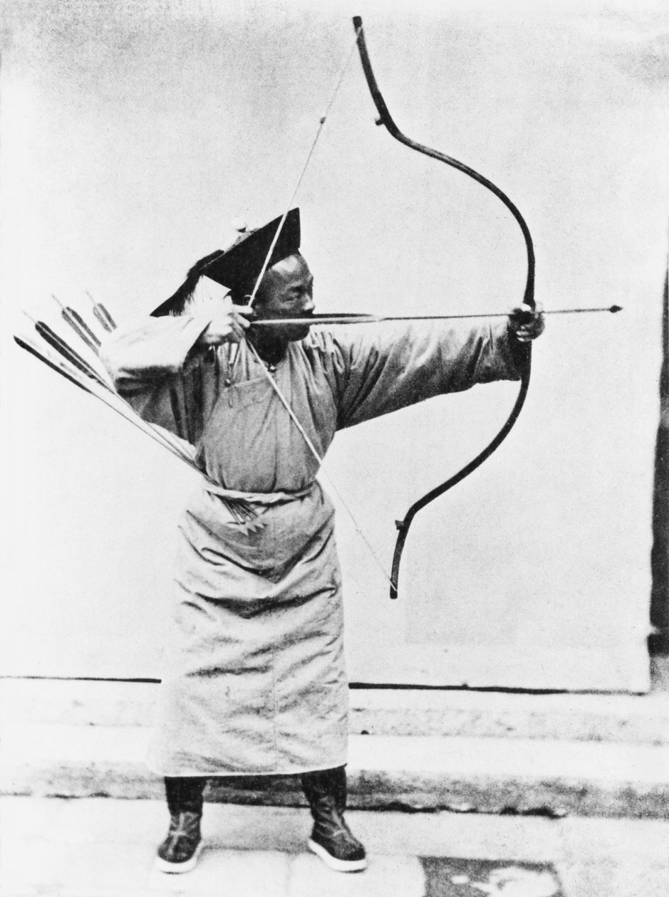 Chinese archer, c.1870 by John Thomson