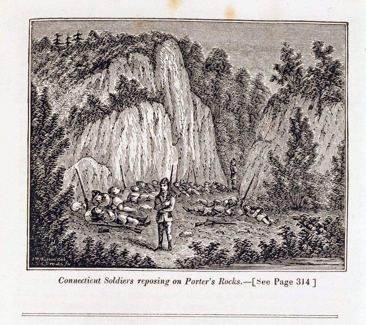 Connecticut Soldiers Reposing on Porter