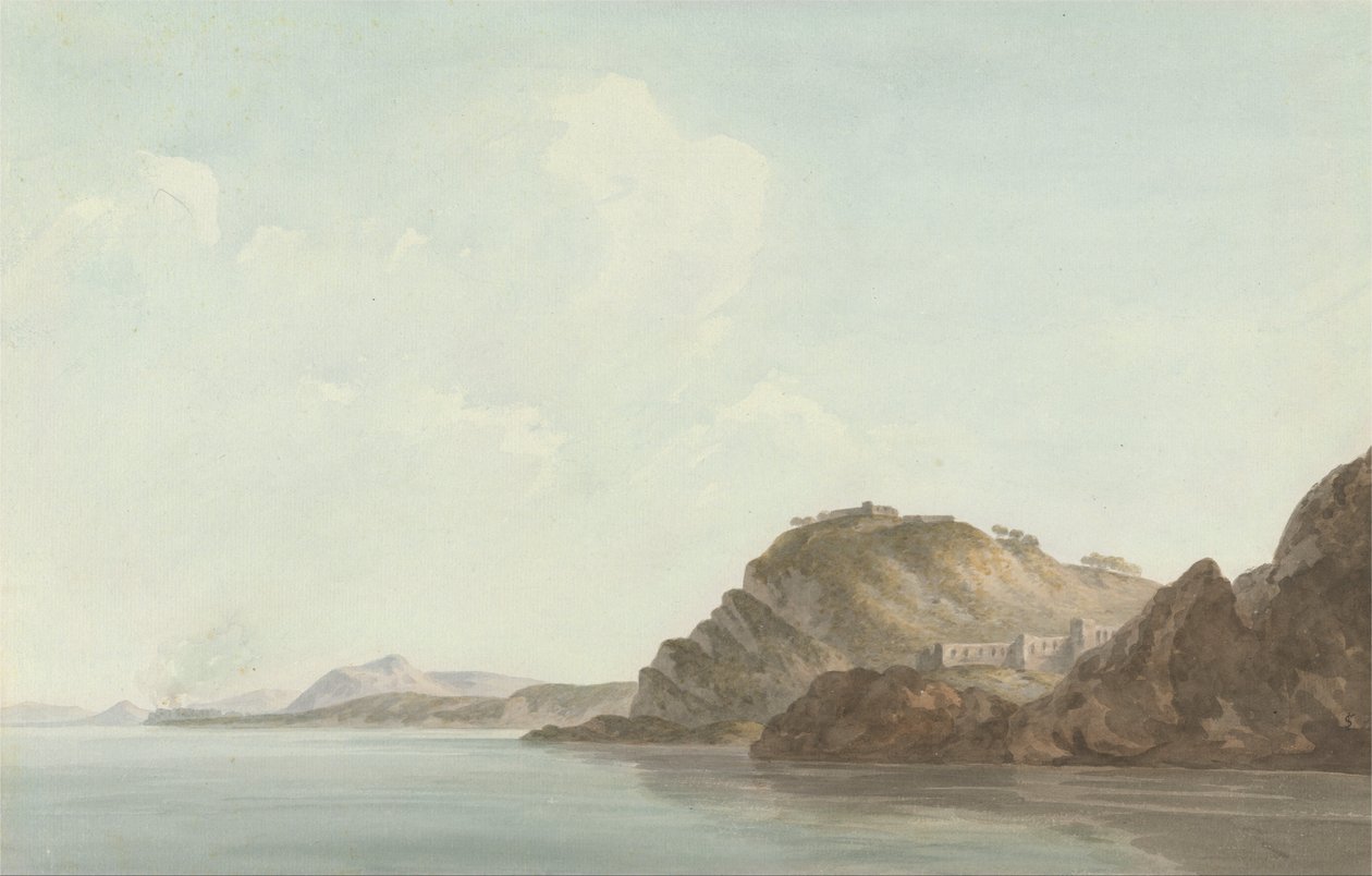 Coast Near Sorrento by John Warwick Smith