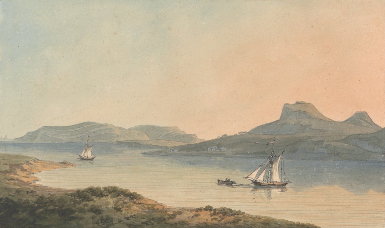 View of the Early Castle of Diganwy by John Warwick Smith