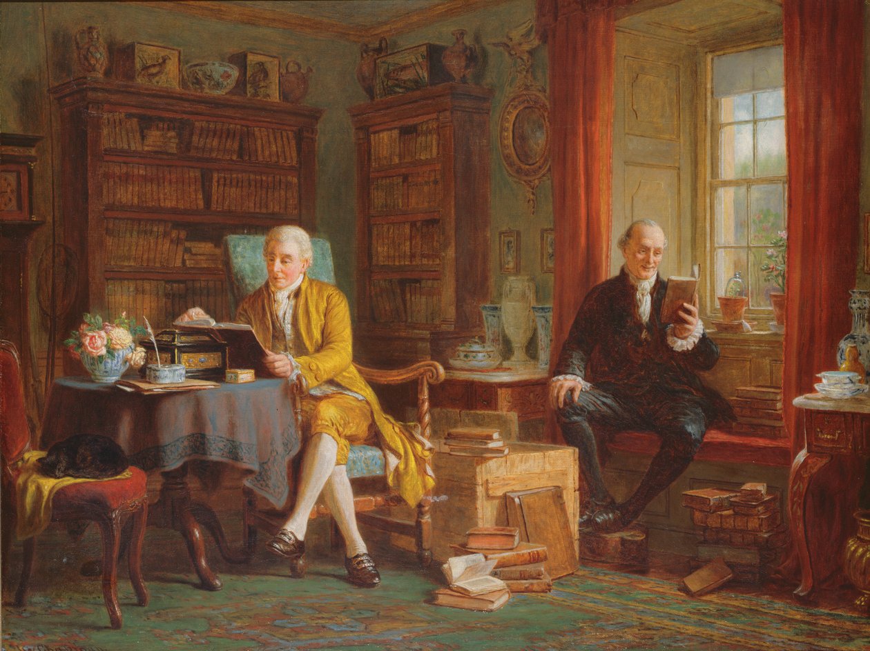 In the Library by John Watkins Chapman