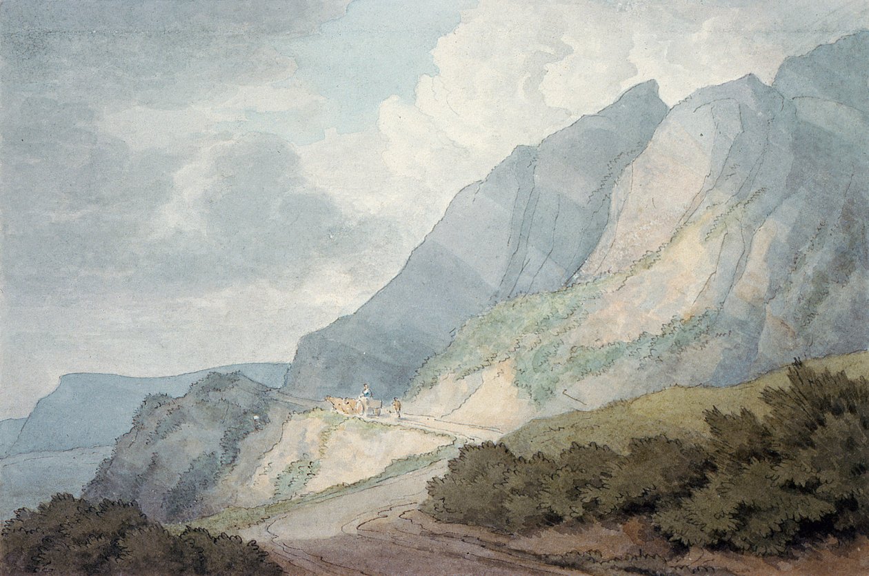 Between Lyme Regis and Charmouth by John White Abbott