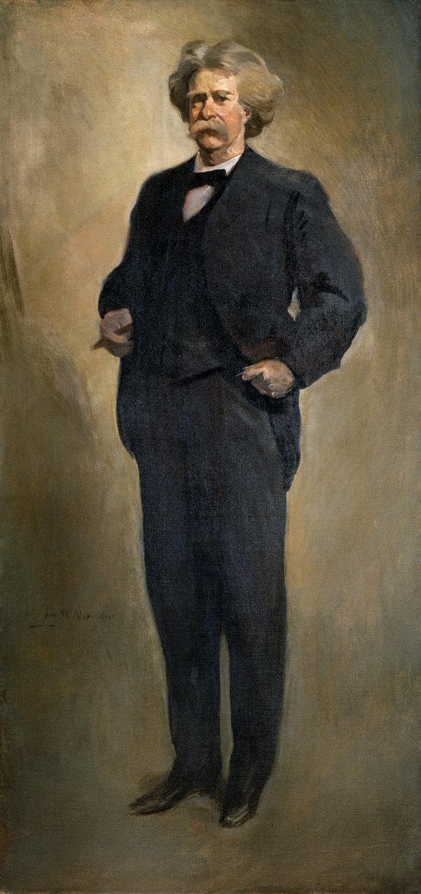 Samuel L. Clemens (Mark Twain) by John White Alexander