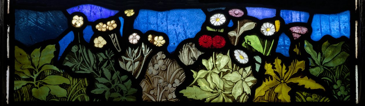 Flowers (detail) by John William Brown