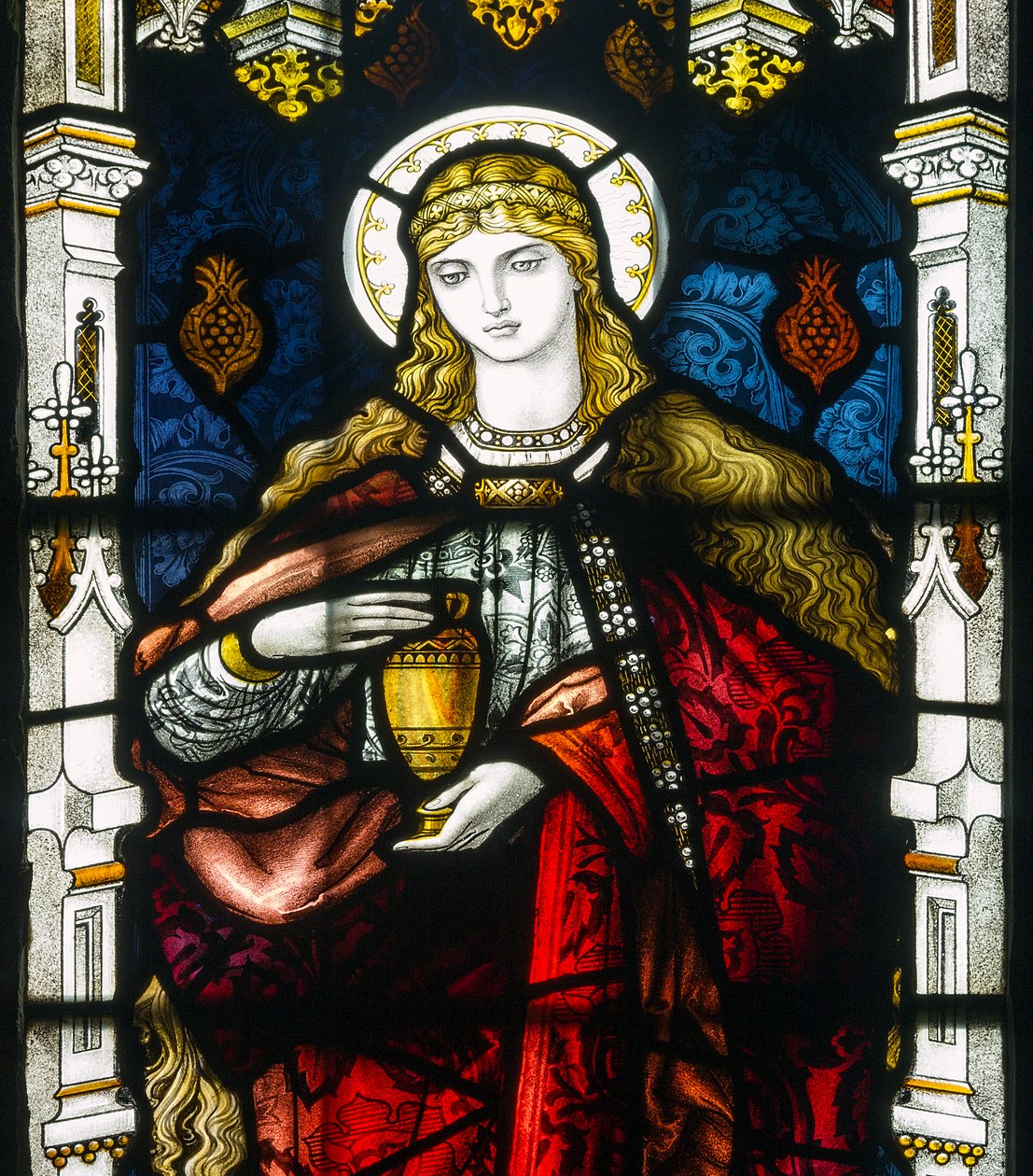 Totnes, St Mary, Foreacre & Watson, John William Brown, Mary by John William Brown
