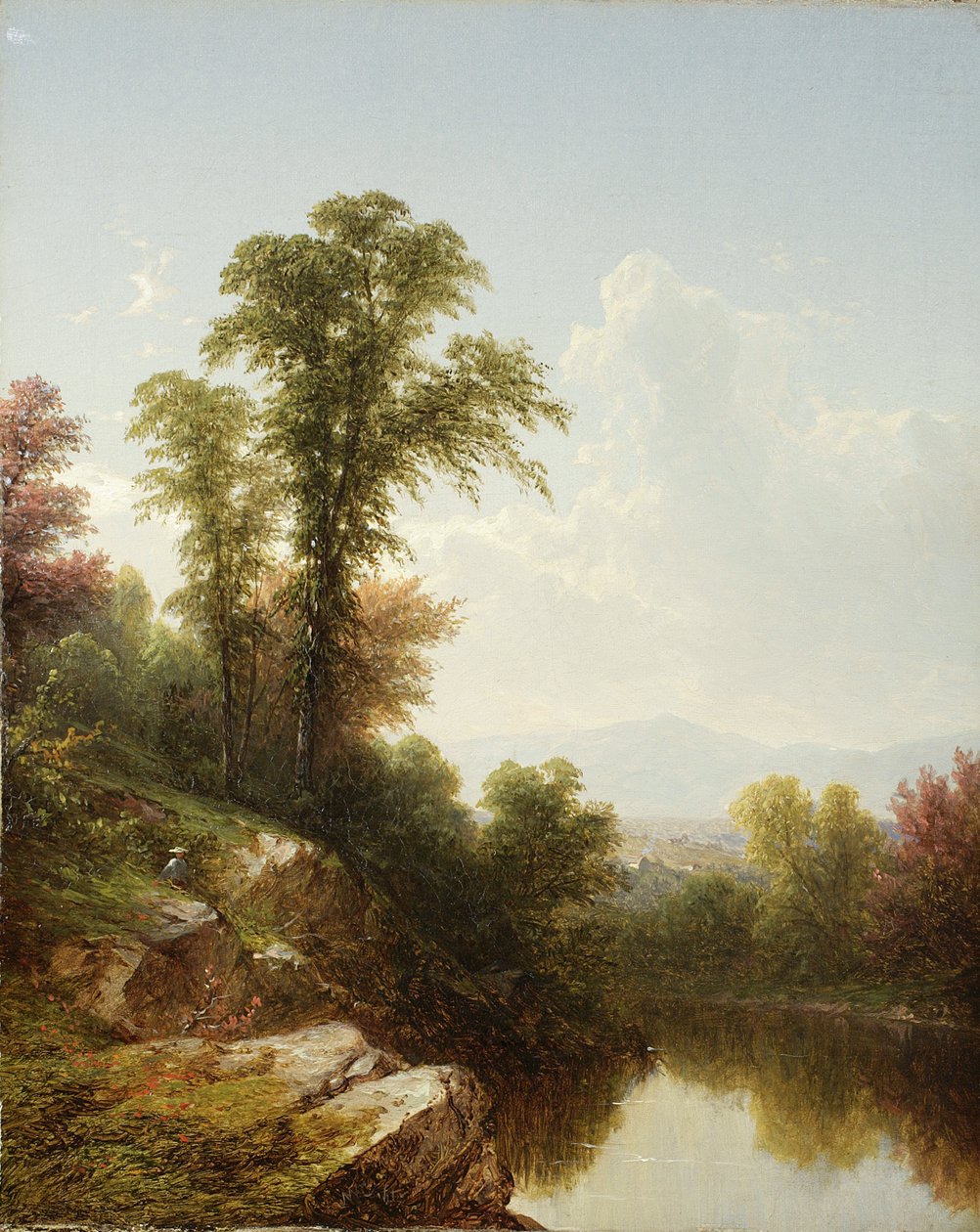 River Scene, Catskill, 1861 by John William Casilear