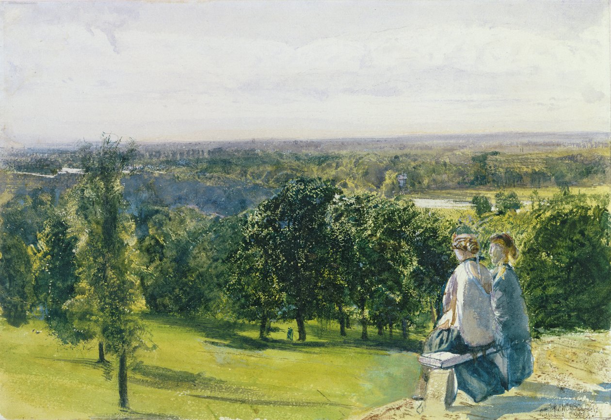In Richmond Park by John William Inchbold
