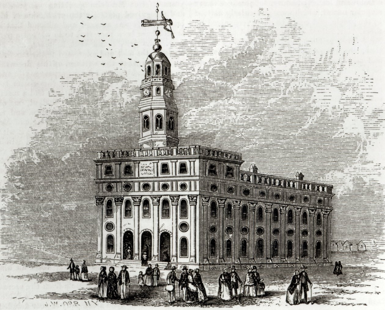 Nauvoo Temple, Illinois by John William Orr