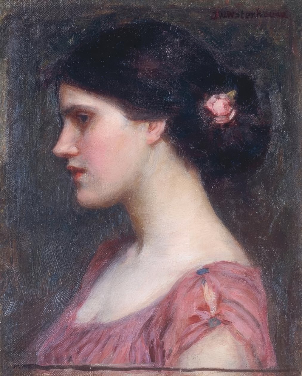 Portrait of a Girl by John William Waterhouse