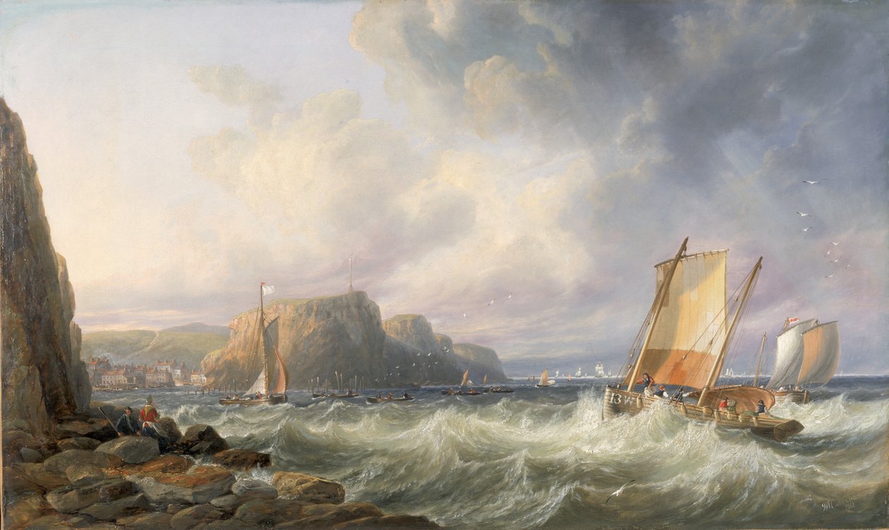 Off the Yorkshire Coast (Staithes) by John Wilson Carmichael