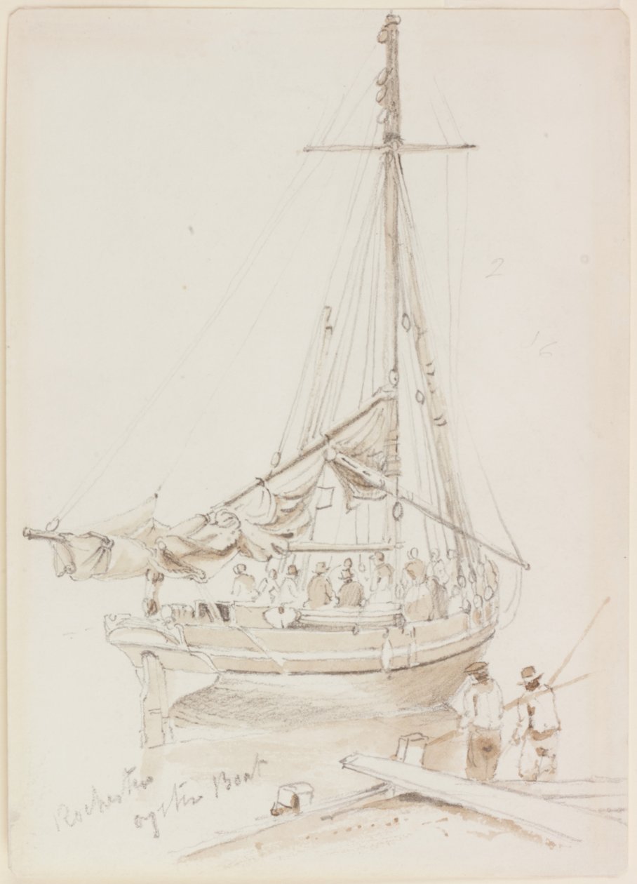 Rochester Oyster Boat by John Wilson Carmichael