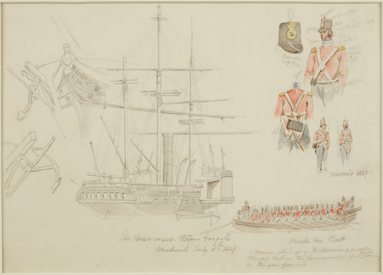 Studies at Woolwich by John Wilson Carmichael