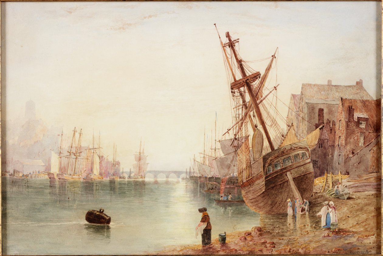 The Tyne, 1828 by John Wilson Carmichael