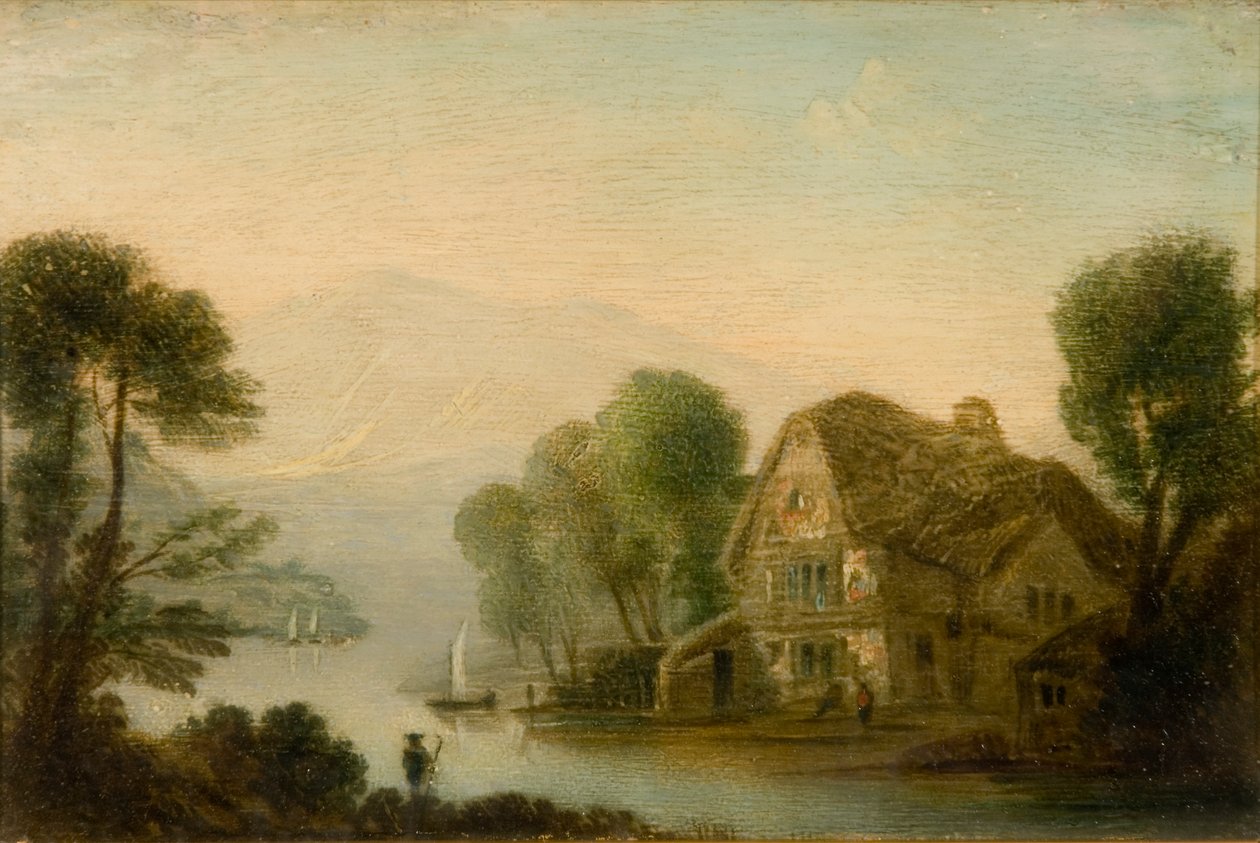 Breadlebane Ferry, Loch Tay by John Wilson Ewbank