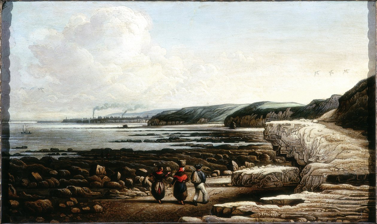 Coast Scene, Cullercoats by John Wilson Ewbank