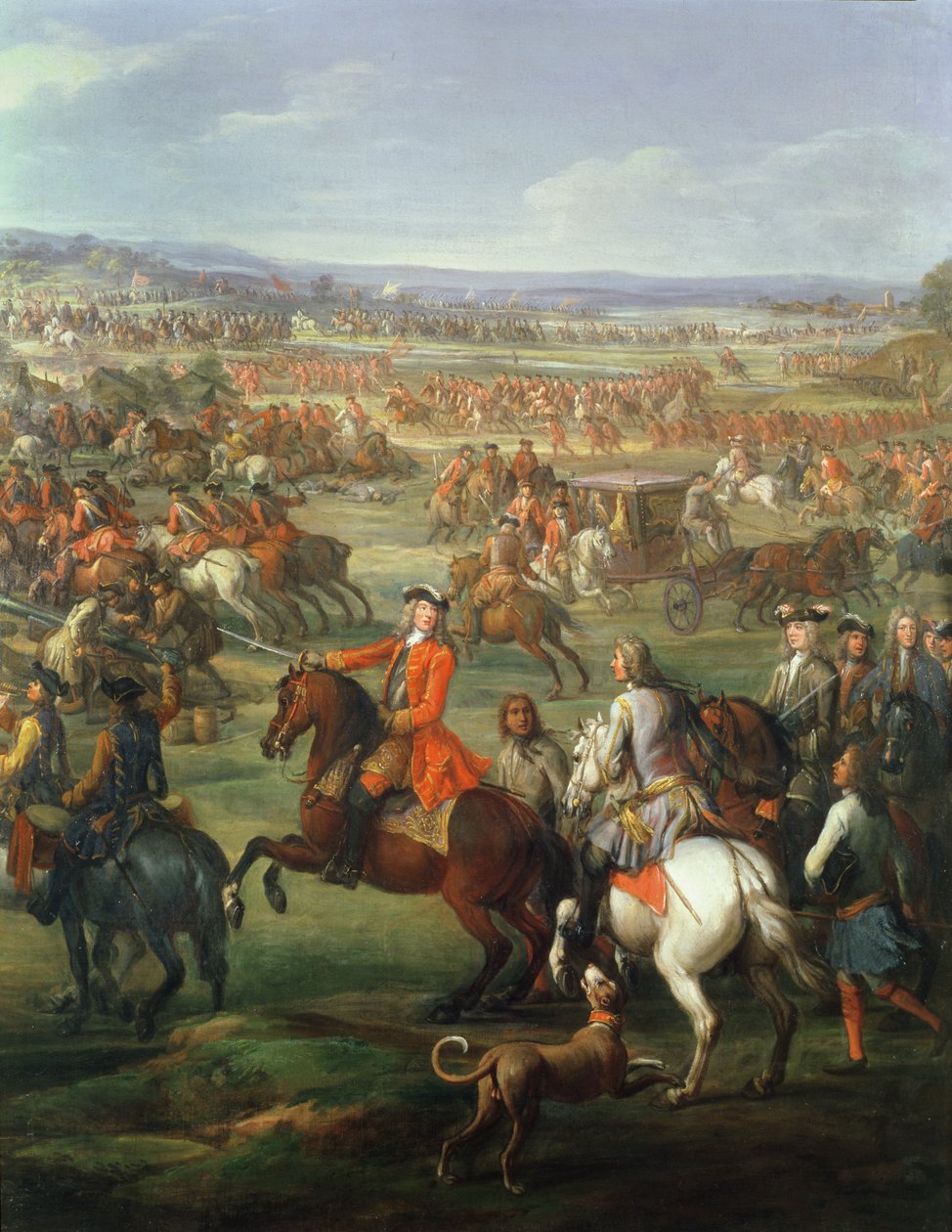 The Battle of Blenheim (detail) by John Wootton