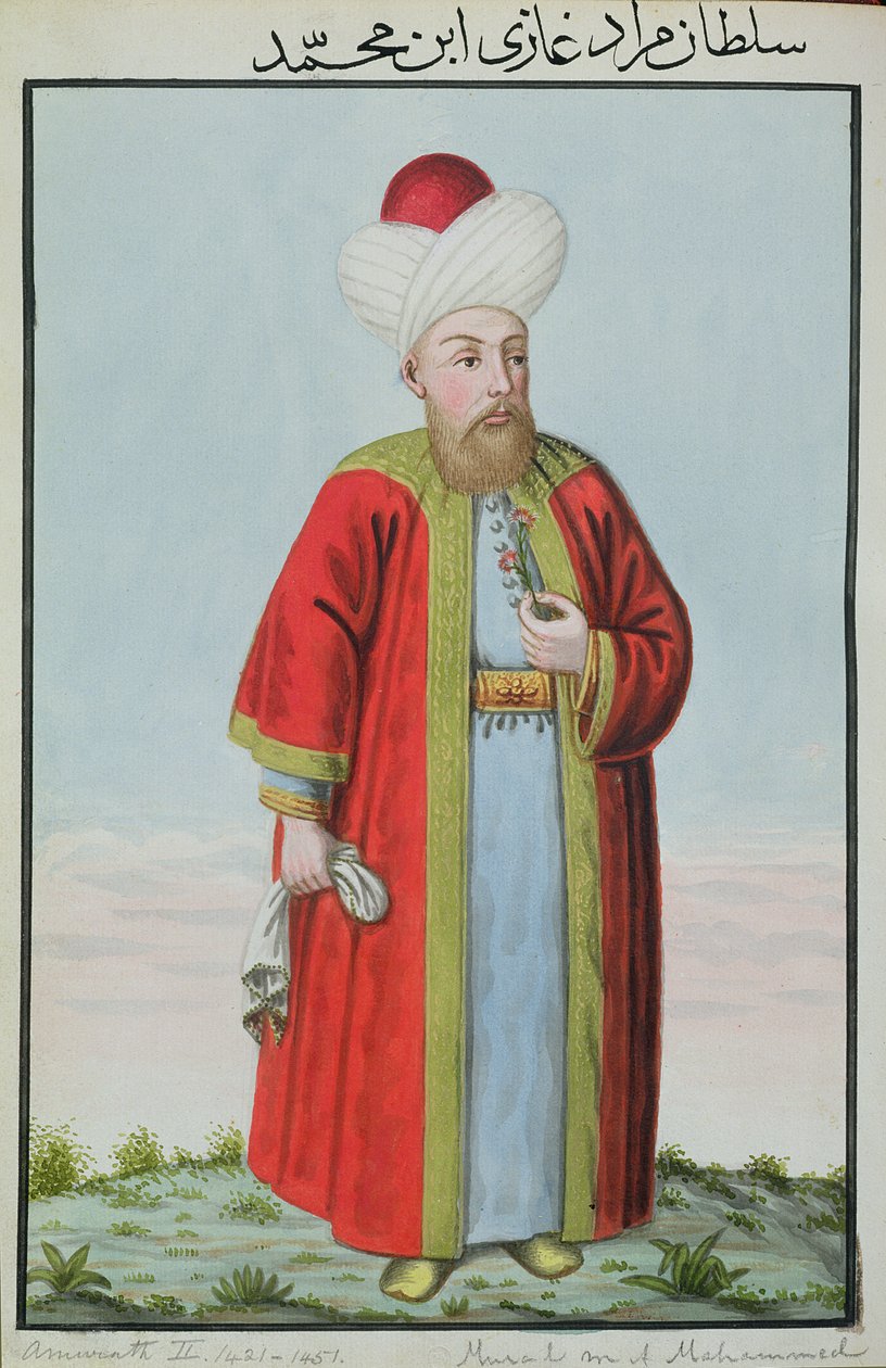 Amurath (Murad) II (1404-51) Sultan 1421-51, from 