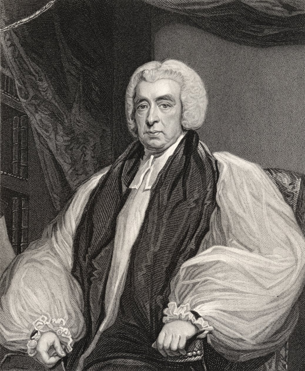 Reverend Beilby Porteus, Engraved by H. Meyer, from 