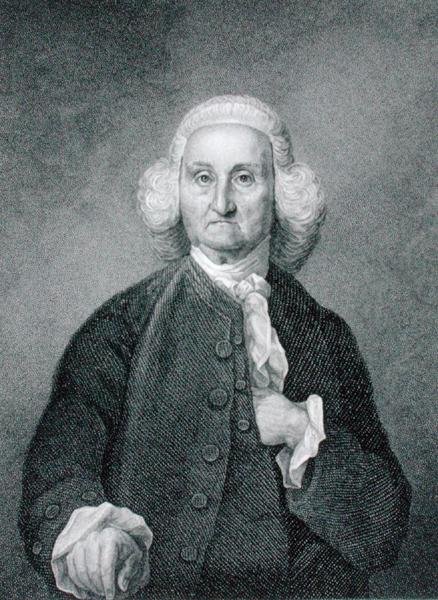 Jonathan Trumbull (1710-85) engraved by E. Mackenzie by John (after) Trumbull