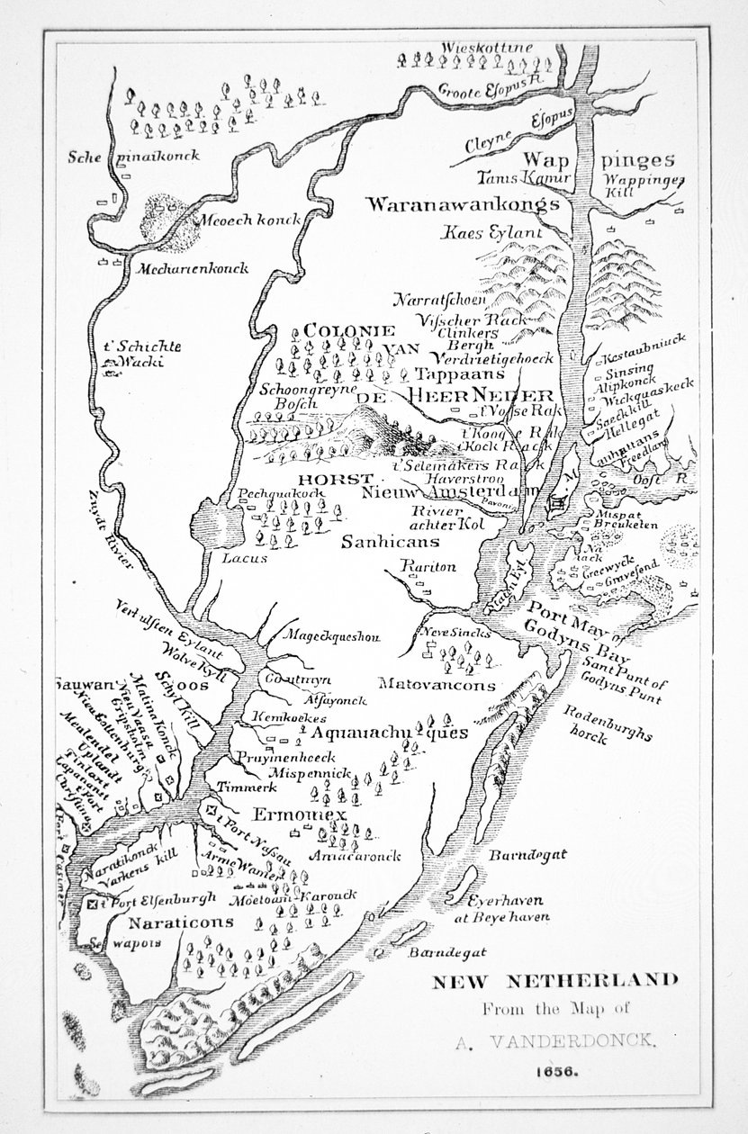 Colonial America: the Dutch Colony of New Netherland by John (after) Vanderbank
