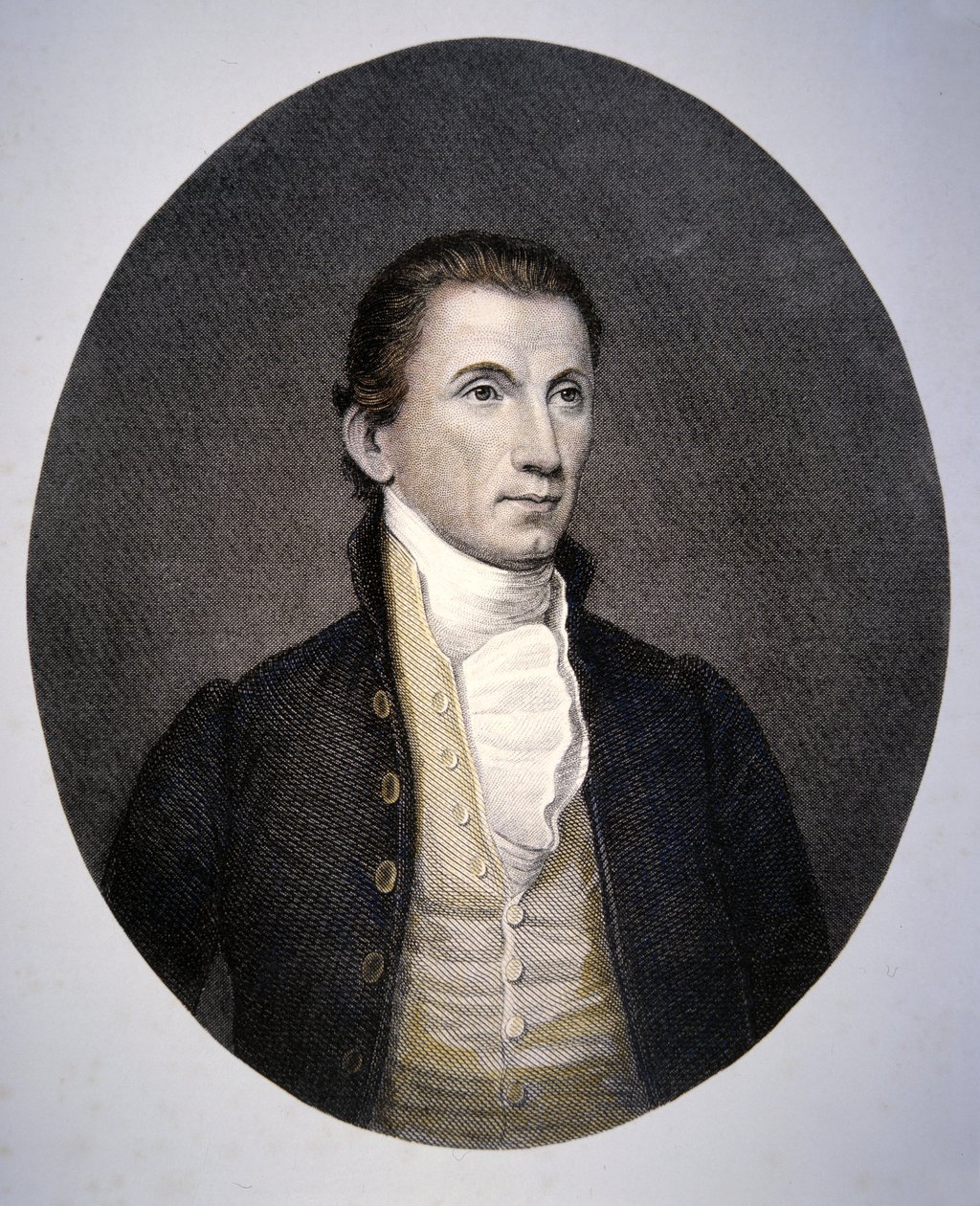 James Monroe engraved by Asher Brown Durand by John (after) Vanderlyn