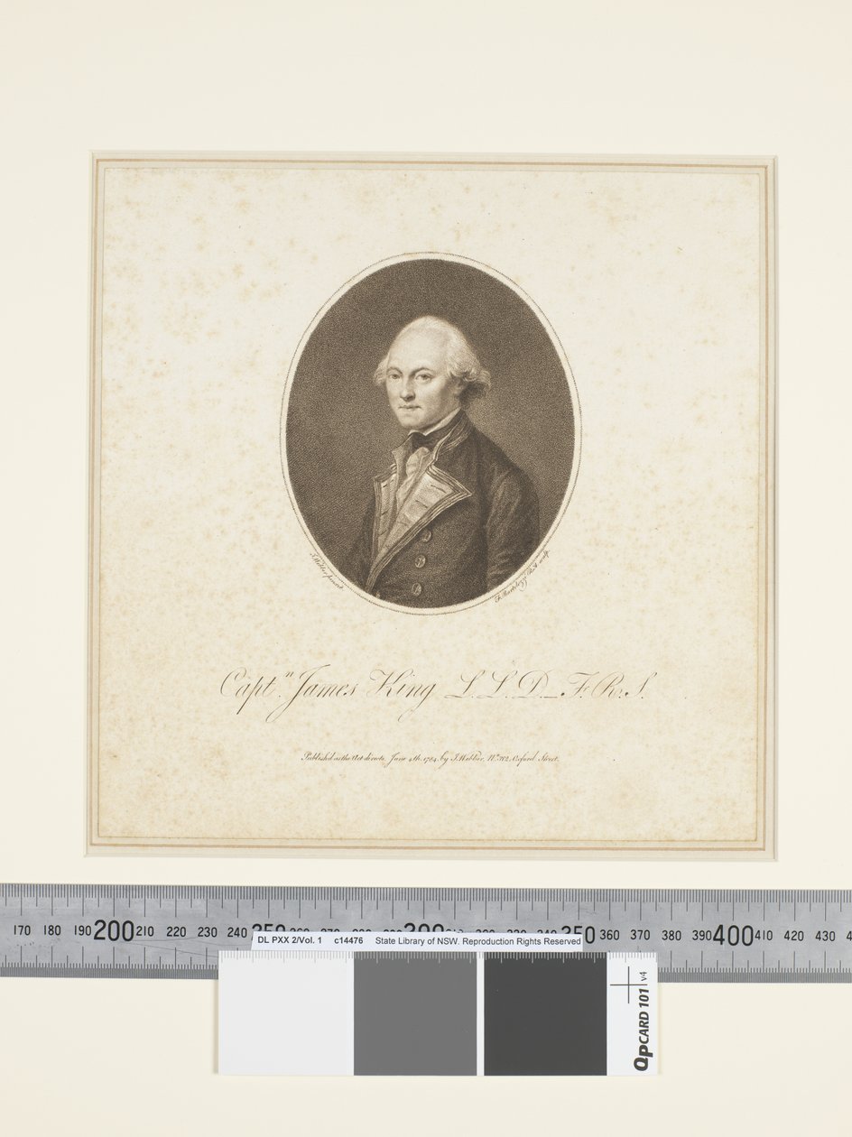 Captain James King, engraved by Francesco Bartolozzi, c.1773-84 by John (after) Webber
