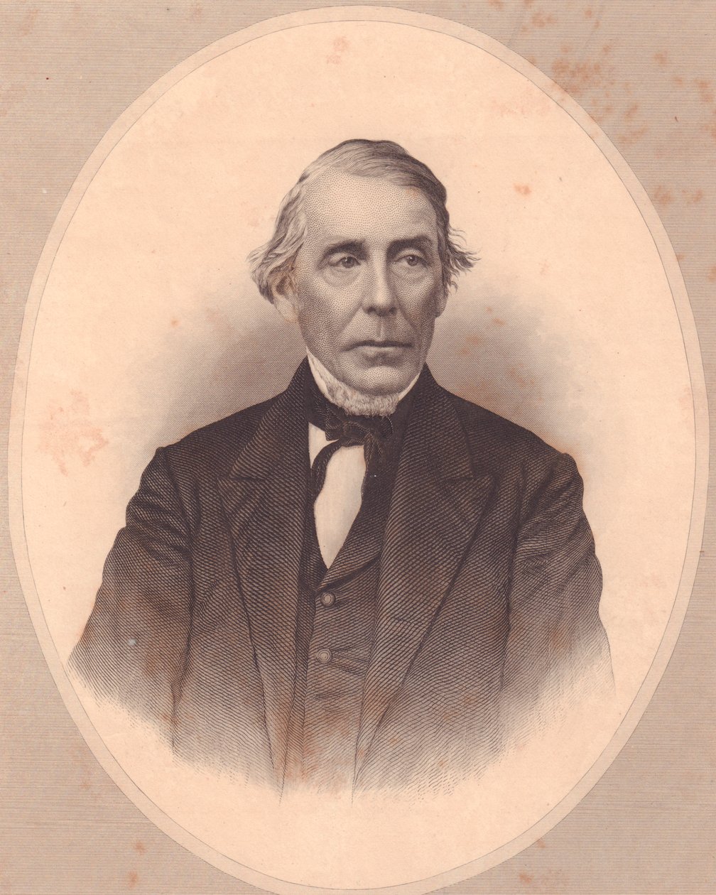 Portrait of John Price Durbin, American Methodist clergyman by Walter Charles Mills