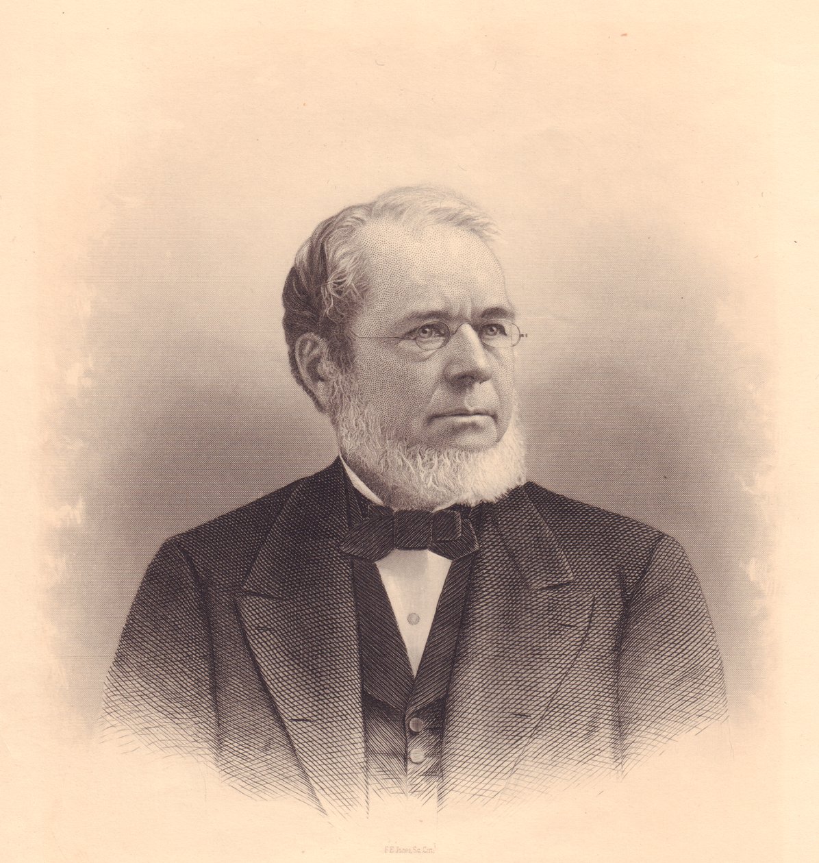 Portrait of Andrew Varick Stout, American engraver by Walter Charles Mills