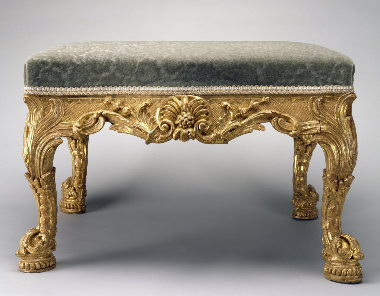 Stool for the Palm Room, Spencer House, London by John (attr.to) Vardy